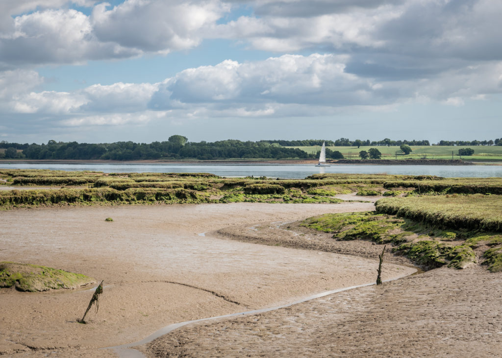 View across river at Shotley