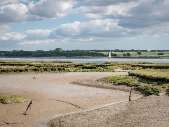 View across river at Shotley