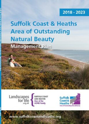 Front cover of Suffolk Coast & Heaths Area of Outstanding Natural Beauty Management Plan {{brizy_dc_image_alt imageSrc=