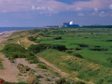 Sizewell nuclear plant from a distance